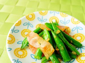 いんげんとベーコンのガーリック炒め-レシピのメイン写真
