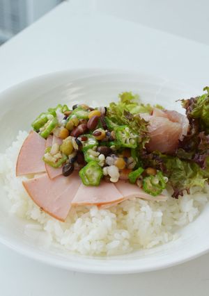 五目サラダご飯-レシピのメイン写真