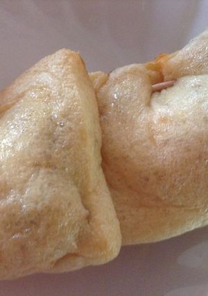 納豆とマカロニサラダの油揚げつつみ-レシピのメイン写真