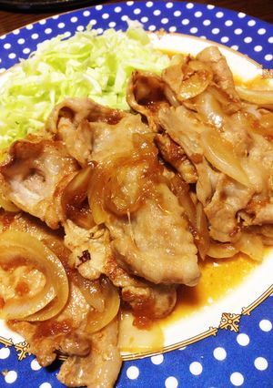 昔ながらの 定食屋 豚生姜焼き-レシピのメイン写真