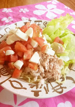 これ一つで満足✨具だくさんサラダラーメン-レシピのメイン写真