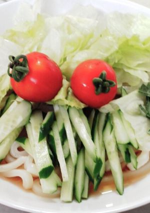 夏にサッパリサラダうどん-レシピのメイン写真