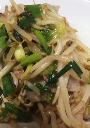 ネギと豚バラ肉のかんたんごはん-レシピのメイン写真