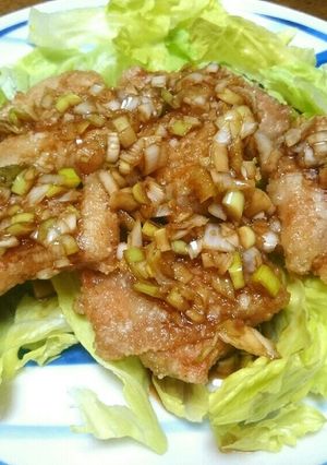 バルサミコ酢de揚げ焼き油淋鶏-レシピのメイン写真