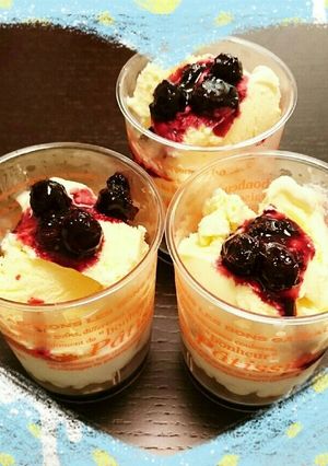 材料3つ♪簡単パフェ-レシピのメイン写真