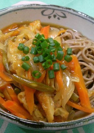 カレーそば-レシピのメイン写真
