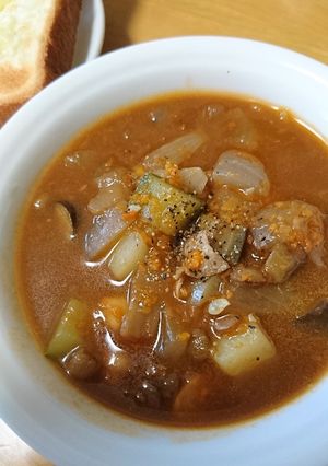 味付け簡単！具だくさんデミグラスープ-レシピのメイン写真