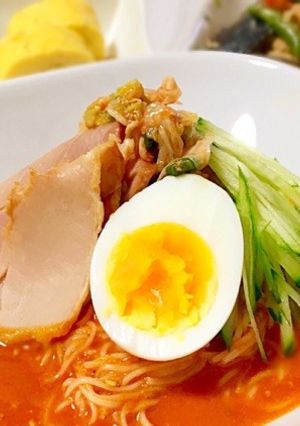 簡単★ピリ辛キムチ素麺-レシピのメイン写真