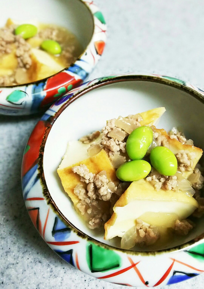 簡単☆厚揚げのそぼろあんかけ煮-レシピのメイン写真