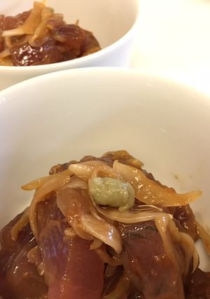 丼にしても美味しい!カツオの漬け!-レシピのメイン写真