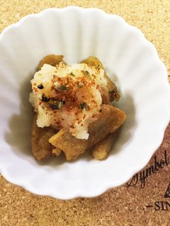 余った鶏皮で!おつまみの一品に♪-レシピのメイン写真