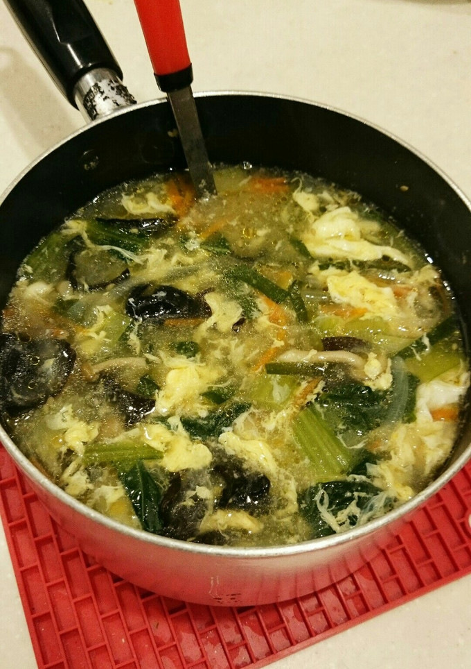 残り野菜とキノコで簡単中華スープ-レシピのメイン写真