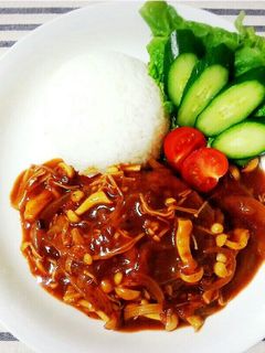 簡単煮込みハンバーグ-レシピのメイン写真