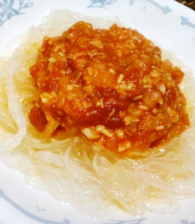 簡単トマトソース春雨-レシピのメイン写真
