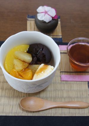 おうちでクリームあんみつ-レシピのメイン写真