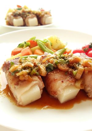 お餅の豚バラ巻き-レシピのメイン写真