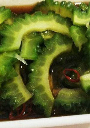 簡単！ゴーヤにんにく醤油付け-レシピのメイン写真