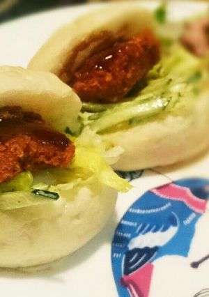 もっちり田園ロールミニバーガー-レシピのメイン写真