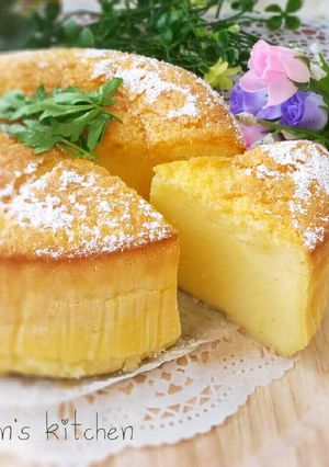 シュワシュワふんわり♡スフレチーズケーキ-レシピのメイン写真