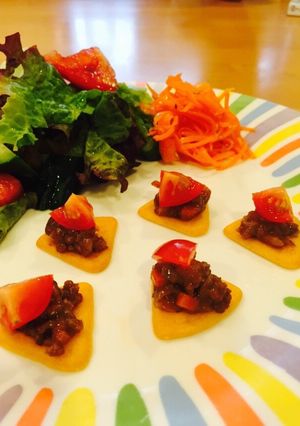 夏にピッタリ！！キーマカレーチーザ-レシピのメイン写真