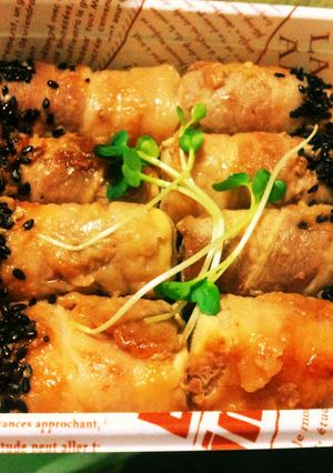 簡単過ぎ！豆腐でふわふわ！肉巻きどうふ！-レシピのメイン写真