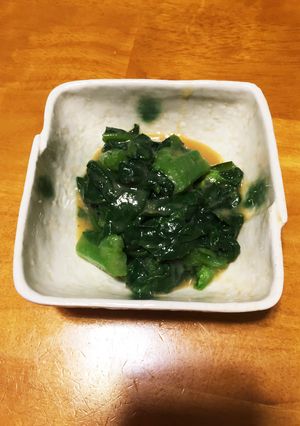 つるむらさき酢味噌和え-レシピのメイン写真