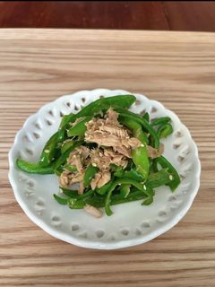 ピーマンとツナのきんぴら炒め。お弁当にも-レシピのメイン写真
