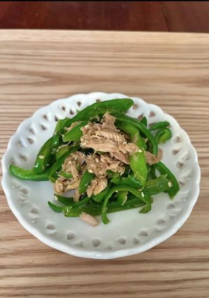 ピーマンとツナのきんぴら炒め。お弁当にも-レシピのメイン写真