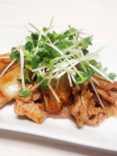 焼肉のタレで簡単豚キムチ☆必ず美味しい-レシピのメイン写真