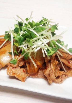 焼肉のタレで簡単豚キムチ☆必ず美味しい-レシピのメイン写真