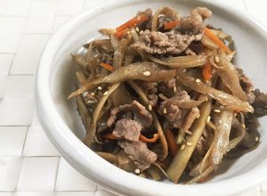 牛肉とごぼうと人参のしぐれ煮。お弁当にも-レシピのメイン写真