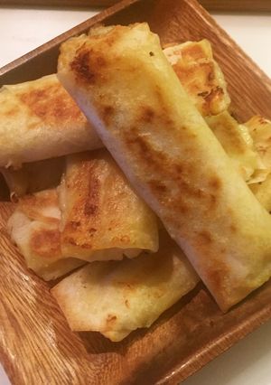 うまうま！ハムチーズえのきの春巻き焼き-レシピのメイン写真