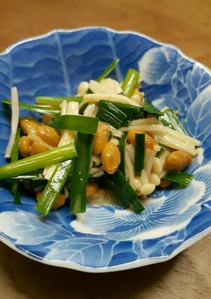 (保育園給食アレンジ)ニラ納豆-レシピのメイン写真