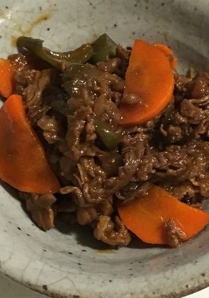 牛肉 甘酢 炒め-レシピのメイン写真