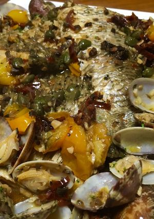 簡単 白身魚のアクアパッツァ-レシピのメイン写真