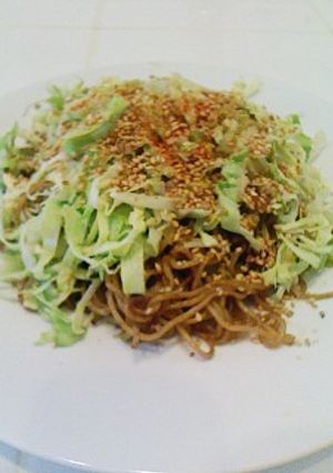 キャベツだけ！？　焼きそば-レシピのメイン写真