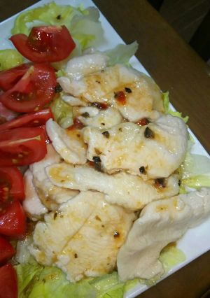 節約レシピ★つるるん‼鶏むね肉の冷しゃぶ-レシピのメイン写真