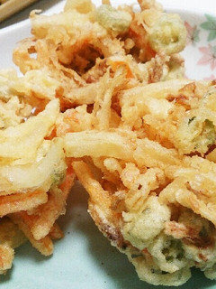 サクサクの秘密はお酢! 家のかき揚げ-レシピのメイン写真