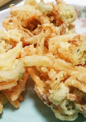サクサクの秘密はお酢！ 家のかき揚げ-レシピのメイン写真