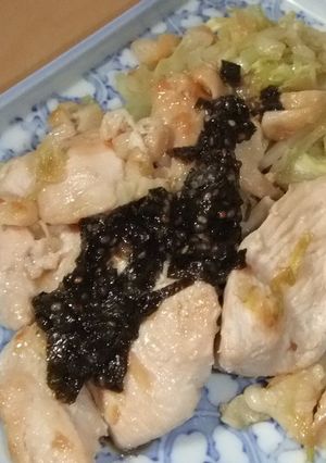 チアシードと海苔のポン酢ドレッシング-レシピのメイン写真