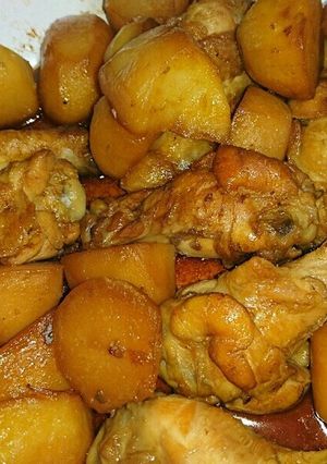 鳥手羽元と新じゃがのさっぱり照り-レシピのメイン写真