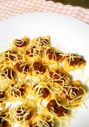 cheeza♡キーマカレーチーズ乗せ♪-レシピのメイン写真