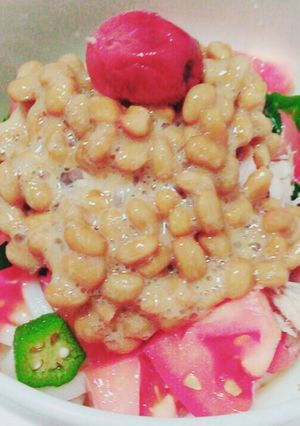 さっぱりねばねば☆夏野菜うどん-レシピのメイン写真