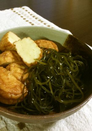魚河岸あげと切り昆布の煮物-レシピのメイン写真