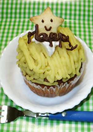 マフィンでお手軽モンブラン-レシピのメイン写真