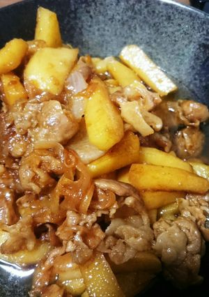 焼肉のタレで肉じゃが⁉-レシピのメイン写真