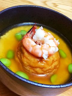 ふんわり魚河岸あげの☆茶碗蒸し枝豆あん-レシピのメイン写真