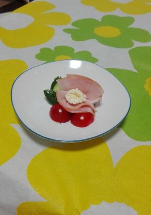 さいておいしいチーズでお花-レシピのメイン写真