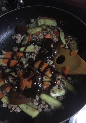 茄子とひき肉の味噌炒め-レシピのメイン写真