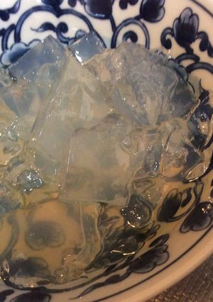 寒天黒酢りんごのダイエット系デザート-レシピのメイン写真